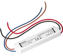 LED barošanas bloks, hermētisks, 12V, 18W, IP67, plastmasas korpuss