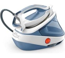 Tefal Pro Express Ultimate tvaika gludekļa stacija, 7,6 bāru tvaika spiediens, konstanta tvaika jauda: 155 g/min, tvaika pastiprināšana: 580 g/min, nav iestatījumu, vertikālā tvaika funkcija, balts/melns, GV9710