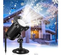 Schneeflocke Led Lampe Outdoor Rasen Garten Weihnachten Bühne Dekor Dekoration Projektion Muster