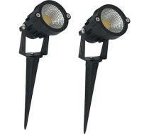DOITOOL 2 x LED āra lampas dārza, zāliena un baseina apgaismojumam, viegla uzstādīšana, enerģijas taupīšana.