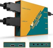 AVMATRIX UC1218-4KS uztveršanas karte PS5, PS4/Pro, Xbox X/S, Xbox One X/S, 4K30, 1440p60, 2160p60 caurlaidība un uztveršana, HDR10, VRR, USB-C, praktiski bez kavēšanās