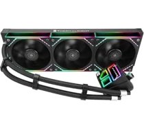 Thermalright Frozen Infinity 360 BLACK CPU ūdens dzesētājs, 360 Aio CPU dzesētājs, trīskāršs TL-M12 PWM ventilators, Infinity Mirror CPU dzesētājs, AMD/AM4/AM5, Intel LGA1851/1700/1150/1151/2011