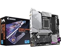 GIGABYTE B760M AORUS ELITE AX pamatplate - atbalsta 14. paaudzes Intel Core procesorus, 12*+1+1+1 fāzes digitālais VRM, līdz 7800 MHz DDR5 (OC), 2x PCIe 4.0 M.2, Wi-Fi 6E, 2.5GbE LAN