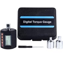 Profesionālas kvalitātes digitālās dinamometriskās atslēgas adapteris 30 Nm ar apgaismotu LCD displeju un 1/4 3/8" piedziņas galviņām automobiļiem un automobiļu nozarei