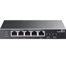 TP-Link TL-SG1005P-PD | 5 porti PoE Passthrough Gigabit Ethernet komutators | 1 PoE++ ieeja @ 90 W, 4 PoE+ izejas līdz 66 W | Plug & Play | Paplašināšanas režīms | QoS, IGMP, PoE Auto Recovery | Tikai PoE