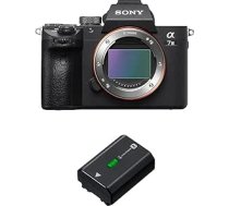Sony Alpha 7 III bezspoguļa pilna kadra kamera (ātrdarbīgs 0,02 s autofokuss, optiskā 5 asu attēla stabilizācija) + FZ100