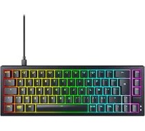 CHERRY XTRFY K5V2 Compact Mechanical Gaming Keyboard 65% franču izkārtojums (AZERTY) Hot Swap tastatūra CHERRY MX2A RED Switches Black