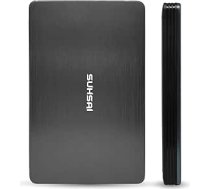 SUHSAI ārējais cietais disks, 120 GB USB 3.0 vieglais cietais disks datu dublēšanai un glabāšanai, pārnēsājams spēļu cietais disks, cietais disks ar paplašinātu atmiņu spēļu klēpjdatoram, PC, Mac, galddatoram - pelēks