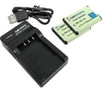 EN-EL19 Premium 700 mAh akumulators (2 gab.) un MH-66 tipa USB lādētājs priekš Nikon Coolpix A100 A300 S7000 S6900 S3500 W100 S3100 S33 S2600 S2700 S3300 S3300 S3300 600 S4300