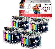 LC223 LC 223 saderīgas ar LC223 printeru kasetnēm Brother LC223XL kasetnes priekš Brother MFC-J5320DW MFC-J4420DW J480DW J5620DW J5720DW J680DW J4625DW J880DW DCP-J562DW (16 gab.)