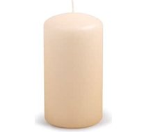 DONAU Home Pillar Candle Classic Candle / Cream Beige / 1 gabals / 15 x 8 cm diametrs bez aromāta / dekorēšanai / 75 stundas degšanas laiks / Dekoratīvās vaska sveces / galda sveces Altāra svece