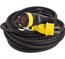 Pagarināšanas kabelis Būvlaukums 16A+T ar atvāžamu vāku, IP44 Kabelis HO7RN-F 3G1,5 mm², garums 20 m