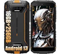 DOOGEE S41 MAX Āra atbloķēts viedtālrunis bez līguma 2024, 16GB + 256GB 1T paplašinājums, 13MP kamera + 8MP, 5,5 collas, 6300 mAh akumulators, NFC Simlock-Free Mobilie telefoni 4G izturīgi telefoni Face ID