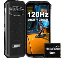 DOOGEE S100 āra mobilais tālrunis bez līguma, 20GB + 256GB / 2TB Helio G99, 120Hz 6,58 collu FHD+ viedtālrunis, 108MP + 20MP nakts redzamības kamera, 10800mAh akumulators, 66W ātrā uzlāde, IP68 Dual SIM Android NFC