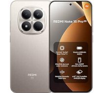 XIAOMI Redmi Note 15 Pro 5G 8+256 Titanium (bez barošanas adaptera)