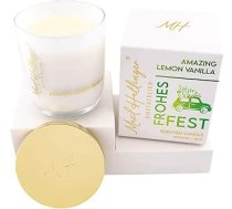 Hallingers Frohes Fest Christmas - Ziemassvētku aromātiskā svece no sojas vaska līdz 40 stundām Maxl Hallinger, aromātiskās sveces, smaržīgās sveces, smaržīgās sveces stiklā (Stikls un kastīte) - Lieldienu dāvanas Lieldienas