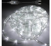 LED gaismas caurule 30 m 720 LED vēsā baltā krāsā āra gaismas caurule ar kontrolieri Ūdensizturīga LED caurule Ziemassvētku, kāzu, jumta, žogu dekorēšanai Apgaismojums