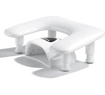 ibubu Upgrade Nail Arm Rest Height Adjustment U-Shaped Manikīra roku atpūtas spilvens Mīksts PU ādas noņemams nagu mākslas roku statīva turētājs Reposabrazos Para Manicura for Nails Tech White