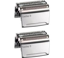 52S Nass- Und Trocken-Ersatzkopf, saderīgs ar Braun, Serie 5 5020s 5030s 5040s 5050cc 5070cc 5090cc Elektrorasierer(2 gab.)