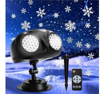 Weihnachten Schneefall vai Lichter Schneeflocke vai Lampe Urlaub Dekorat Lichter