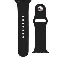 Silikona siksniņa Apple Watch Ultra 2-9/SE 42/44/45 mm silikona siksniņa APS melna