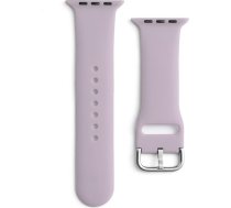 Silikona siksniņa Apple Watch 2-9/SE 38/40/41mm silikona siksniņa APS violeta