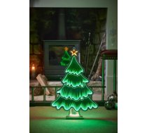 Smart Garden Christmas Infinity Mirror Effect 3D Ziemassvētku eglītes LED gaisma - zaļa - 40 cm - divpusēja - Ziemassvētku rotājums mājai - Svētku Ziemassvētku gaismas