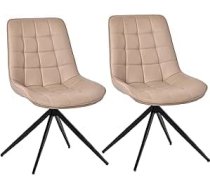 Dining Room Chairs Set of 2 - Modern 360° Rotatable Comfortable and Ergonomic Chairs in Scandinavian Design - For Dining Room, Living Room or Office