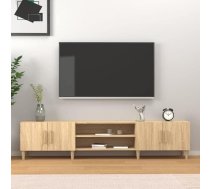 Sonoma ozola TV skapītis 180 x 31,5 x 40 cm Koka pamatnes skapītis Bufete Industriālās dzīvojamās istabas mēbeles TV skapītis ar zemo galdu