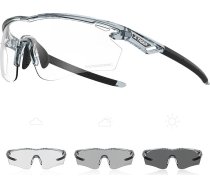 X-TIGER fotochromatiskās velosipēdu brilles vīriešiem un sievietēm UV400 Ideālas fotochromatiskās saulesbrilles MTB, riteņbraukšanai, āra sporta veidiem Augstas kvalitātes MTB skriešanas brilles