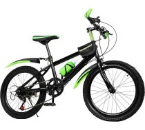Velosipēds 20 collu 7 ātrumu bērnu velosipēds zēniem un meitenēm, kalnu velosipēds ar dubļusargu, oglekļa tērauda kalnu velosipēds no 8 līdz 13 gadiem, celtspēja 85 kg