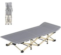 Īpaši plats, pārnēsājams kempinga gultas pieaugušajiem – 150 kg celtspēja, 71/80 cm saliekamā gulta, 1300D audums, ideāli piemērota lietošanai telpās un ārpus tām, pludmalē, birojā, pēcpusdienas snaudienam – kompakta un viegla.