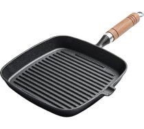 Steiku pannas – kempinga pannas ar koka rokturi – daudzfunkcionālas pannas virtuves piederumi, pārnēsājamas pannas grilēšanai BBQ bagāžnieka durvis