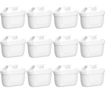 12 ūdens filtru kasetņu iepakojums, kas saderīgs ar Brita Maxtra+, filtra kasetnes, kas paredzētas Brita Maxtra Plus, Style, Marella, Elemaris XL, Aluna ūdens tvertnēm.