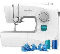 Cecotec BelleCouture 1500 Elite šujmašīna iesācējiem, 15 valdziņi, manuāla pogas cauruma 4 soļos, regulējama pogas cauruma kājiņa, regulējams diegu spriegojums un piederumu komplekts