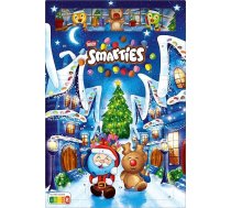 Nestlé Smarties Adventes kalendārs, Ziemassvētku kalendārs ar figūriņām no piena šokolādes un Smarties šokolādes lēcām, 1 iepakojums (1 x 193,9 g)