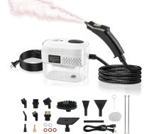 Tvaika tīrītājs, 2500 W rokas tvaika tīrītājs, 1400 ml, pārnēsājams augstspiediena tvaika tīrītājs ar 4 birstes galviņām, 3 regulējamiem ātrumiem grīdām, virtuvei, logiem, vannas istabām, automašīnām