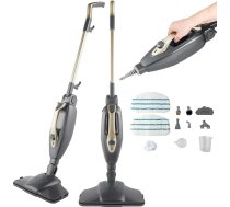 Beldray BEL01732TTVDE Titanium 14 in 1 tvaika tīrītājs Mop - daudzfunkcionāls rokas tvaika tīrītājs, 350 ml, Flexi viras, bez ķimikālijām, logu tīrītājs, papildu sprauslas un mopa spilventiņi iekļauti komplektā, 1300 W