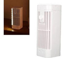 Uzlabots ventilators portatīvajiem gaisa kondicionieriem, 120 ml ūdens tvertnes izsmidzināšanas galds, galda gaisa dzesētājs ar nakts apgaismojumu, 3 ātrumi, daudzfunkcionāls, efektīvs, kluss