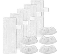 KEEPOW Mikrofaser-Reinigungstuch-Pads kompatibel mit SC2 Dampfreiniger, Ersatz-Mopp-Pads