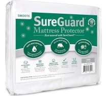 SureGuard dubultā matrača aizsarglīdzeklis 100% ūdensnecaurlaidīgs hipoalerģisks Premium kokvilnas pārvalks gluds