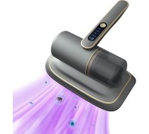 Bezvadu rokas putekļu putekļu sūcējs, 12KPa putekļu sūcējs matračiem ar UV-C gaismu, LCD displeju un pastāvīgu putekļu tvertni, mazs gultas putekļu sūcējs, dīvāna matraču tīrītājs