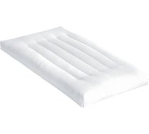 Īpaši plakans spilvens miegam, 6 cm augsts vēdera spilvens, plakans spilvens, plāns spilvens muguras gulētājiem, plāns gultas spilvens muguras un vēdera gulētājiem (balts, 72 x 46 cm)