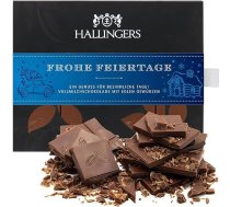 Hallingers „Merry Holidays“ – smalkā piena šokolāde ar Ziemassvētku garšvielām – roku darbs, bez alkohola (kaste) – dāvanu idejas Ziemassvētkiem un dāvanas, Adventes kalendārs | Jubilejas, pateicības dāvanas, jaunā mājokļa dāvana