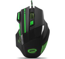 7d vadu spēļu pele optiskā usb mx201 wolf green