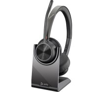 Poly Austiņas voyager 4320 usb-c ar adapteri bt700 un uzlādes staciju