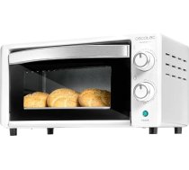 Cecotec Bake&Toast galda cepeškrāsns 1090 White, 10 L, 1000 W, 60 minūšu taimeris, regulējama temperatūra līdz 230 °C, cepšanas paplāte, grilēšanas režģis un knaibles.
