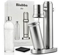 Nerūsējošā tērauda ūdens karbonizators ar stikla pudeli 650 ml - bez plastmasas, bez BPA, bez garšas, mazgājams trauku mazgājamā mašīnā. Elegants sodas aparāts smalkam dzirkstošajam ūdenim. Soda ražotājs