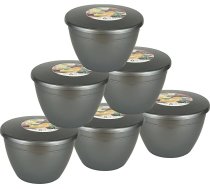 Just Pudinga izlietnes ar ierobežotu daudzpaku izlietņu iepakojumu (6 iepakojumi) (1 pintes, 570 ml, sudraba krāsā)