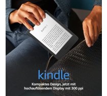 Sertificēts un atjaunots Kindle (2022) - līdz šim vieglākais un kompaktākais Kindle, tagad ar augstas izšķirtspējas 6 collu displeju ar 300 ppi | Ar reklāmu | Melns